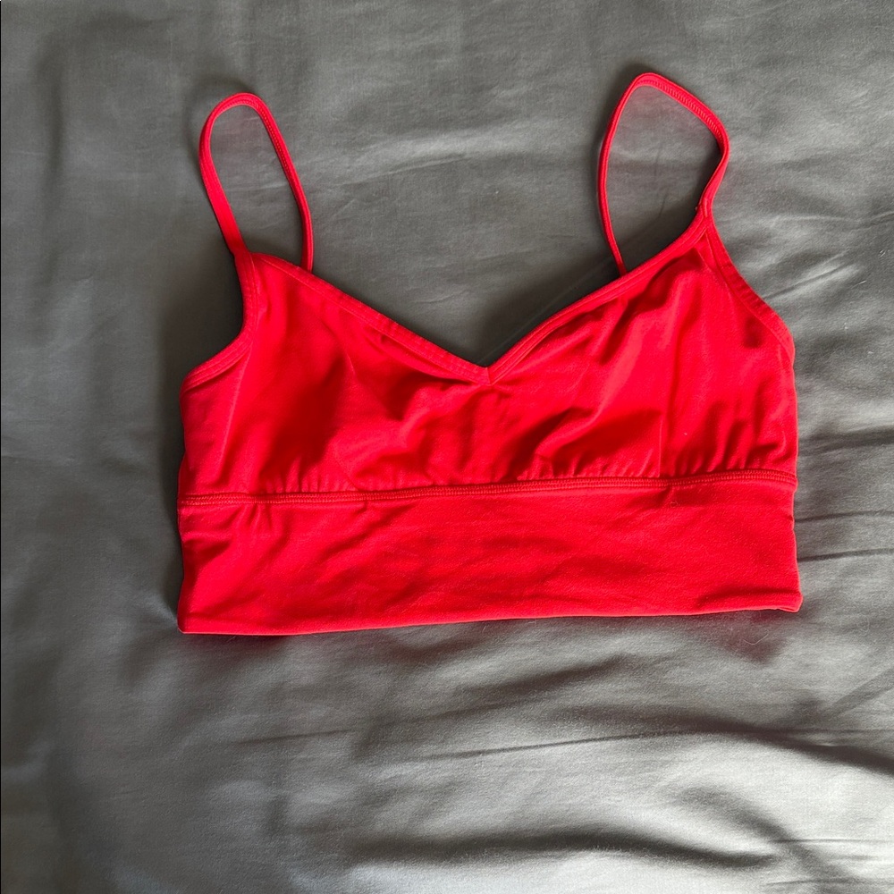 Lululemon Athletica Red Sports Bra